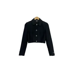 85 ヴェルサーチェ メドゥーサ クロップド ボタン アップ ブレーザー レディース スーツ ジャケットのサムネイル