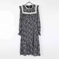 レディース ツートンレース フラワー ONE PIECE