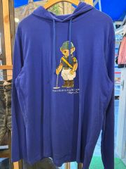 新品 ラルフローレン ポロベア フード付き ロングスリーブシャツ US:XL