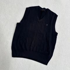 Y7 ニットベスト ブラック Lサイズ Yatto7 ヤットセブン - メルカリ