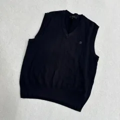 100 DAKS Vネック ニット ベスト 0330Tのサムネイル