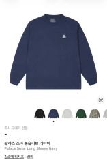 palace RUN IT LONGSLEEVE NAVY ロンT s パレス - メルカリ