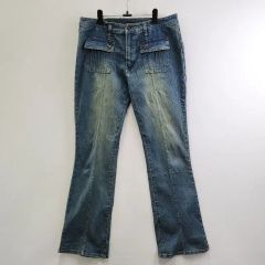 Y2Kボトム厳選】TRASH ブーツカット フレア パンツ 646似 30 黒 - メルカリ