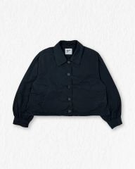 美品】AMERI VINTAGE アメリ ショート丈コットンジャケット 黒 - メルカリ