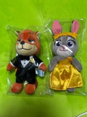 ズートピア2 ジュディ ニック ぬいぐるみ キーチェーンセット 韓国限定