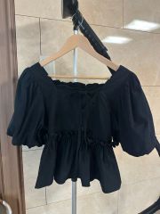 新品タグ✨SeaRoomlynn Cotton バルーンRibbonビスチェ 黒 - メルカリ