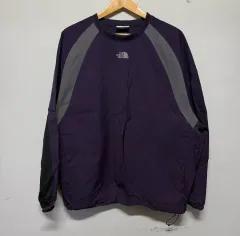 THE NORTH FACE ザノースフェイス ラウンド スウェット 出品 PURPLE パープル L 100