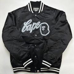 BAPE X undefeated VARSITY JACKET スタジャン - メルカリ