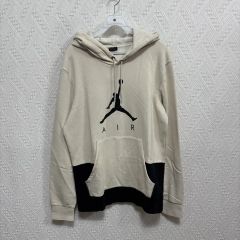 ジョーダン パーカー ロゴ フード 長袖 M 灰 綿 スポーツ デイリー 