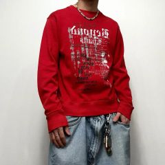 291295=HOMME 長袖カットソー レッド - メルカリ