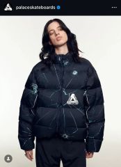 S PALACE Ripstop Puffa Smashed パレス ダウン - メルカリ