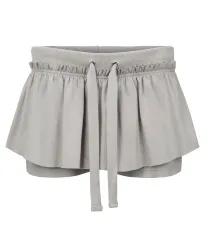 ナチェ ラッフル ショートパンツ RUFFLE SHORT PANTS LIGHT GRAY