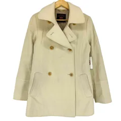 オールドイングランド OLD ENGLAND pure cashmere カシミヤ100ダブルブレストピーコート レディース  38のサムネイル