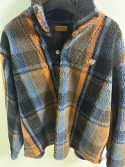 L ヒューマンメイド CHECK フリース プルオーバー ブラウンのサムネイル