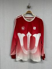 80s フランス製　adidas ゲームシャツ　VENTEX 菅田将暉 adidas 菅田将暉着用 ゲームシャツ ventex フランス製 霜降り - メルカリ