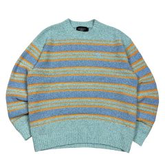 AFB / エーエフビー マルチカラー コットン ニットベスト Mサイズ 
