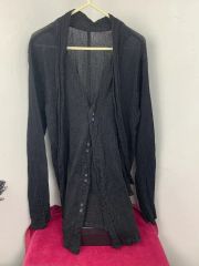 ISSEY MIYAKE COLUMN KNIT GRAY カーディガン - メルカリ
