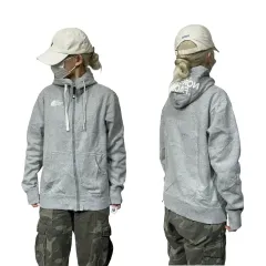 THE NORTH FACE ザノースフェイス グレー 日本版 オーバーサイズ フーディー ジップアップ S