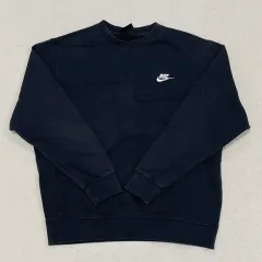 XL NIKE スモールロゴ フリース クルーネック スウェット 0318