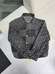 百貨店購入 Louis Vuitton NIGO デニム ブラックデニム ジャケット 52