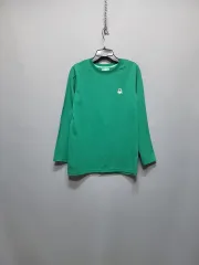 ベネトン グリーンカラー 長そで Tシャツのサムネイル