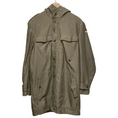【中古】　モッズコート　M-51　80s vintage　80年代　OLD　ボアライナー　無地　フード　フルジップ　ドイツ軍　古着　/0147
