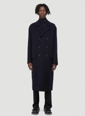 JIL SANDER WARDROBE ダブル チェスター 48 黒 コート - メルカリ