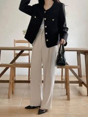 ok.soon オクスン tweed jacket - メルカリ
