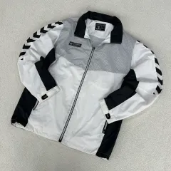 hummel(ヒュンメル) ウィンドブレーカー ジャケット XL 白 ブラック