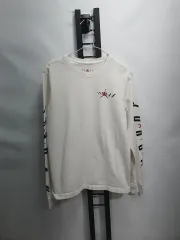 ナイキ ジョーダン ロングスリーブ 長袖Tシャツ 白 m