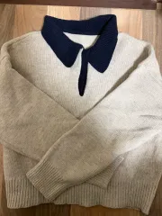 *在庫処分*アイボリー カラーニット