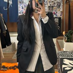 LEE ノーカラー　カバーオール　エンジニアジャケット　ネップシャンブレー LEE ノーカラー カバーオール エンジニアジャケット ネップ