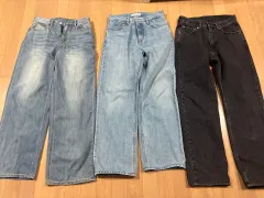 リーバイス565 ブラックデニム + Kinloch Anderson(キンロックアンダーソン) + スパオ ライトブルー 28 サイズ 出品