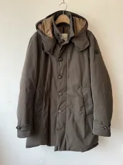 MONCLER モンクレール メンズ カーキ グースダウン ダウンジャケット フード付き 96-180