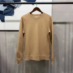 (95) トミーヒルフィガー カジュアル 刺繍 スウェット 長袖 Tシャツ