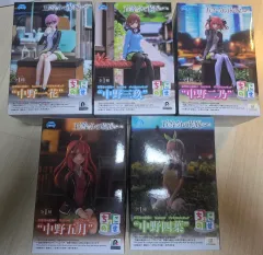 五等分の花嫁 ちょこのせフィギュア 5種セット