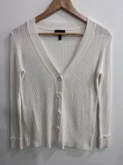 ESCADA sport エスカーダ 白 ニット カーディガン