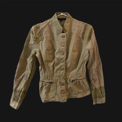 ニコアンド ワッペンシャツジャケット ミリタリー ジャケット てぃら