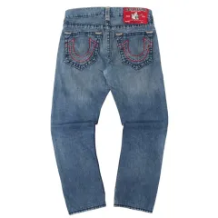 トゥルーレリジョン ロゴ デニムパンツ