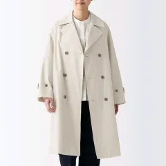 XS 新品 無印良品 MUJI 撥水 トレンチコート