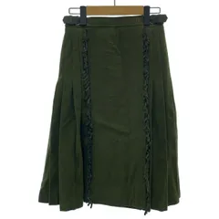 【中古】　Christian Dior SPORTS　ラップスカート　巻きスカート　ミディアム丈　ギャザー　無地　Y2K　古着　/2497のサムネイル