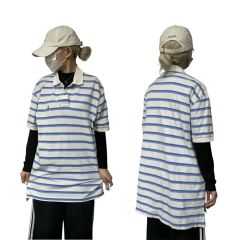 極美品FAT ボーダー半袖ポロシャツ 厚手の生地 サイズSKINNY(L) - メルカリ