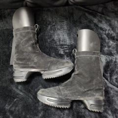 未使用】Yohji Yamamoto ヨウジヤマモト レザー ウェッジソール - メルカリ