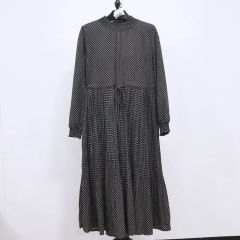 untitled ジオメ柄 ボウタイ ロングワンピース【新品、未使用】 - メルカリ