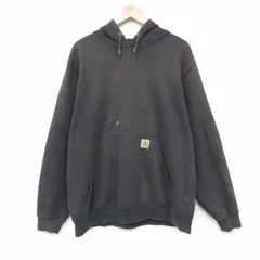 XL/古着 カーハート 長袖 スウェット パーカー メンズ 大きいサイズ 黒 26apr07