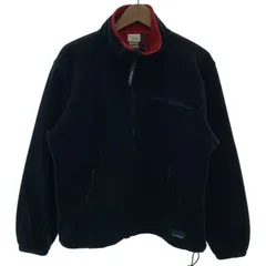 【中古】　L.L.Bean　フリース　ジャケット　ハイネック　フルジップ　無地　アウトドア　古着　/1152