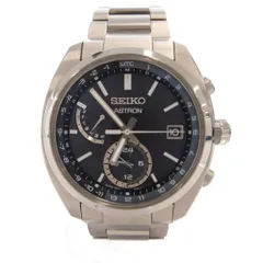 セイコー SEIKO ASTRON オリジン 腕時計 ウォッチ 電波ソーラー アナログ 文字盤ブラック シルバーカラー SBXY015 /FF