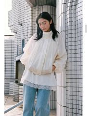 超美品】elu. UVcut sheer Parker white - メルカリ