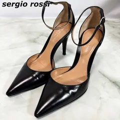 セルジオロッシ sergio rossi パンプス ポインテッドトゥ ハイヒール ピンヒール イタリア製 35 (22.0〜22.5cm相当)