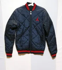 L NIKE マイケルジョーダン 軽量 ダウンジャケット ネイビー571